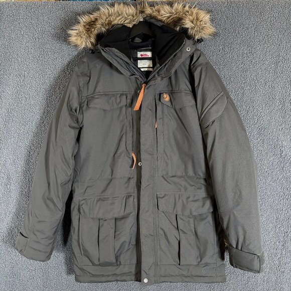 Fjallraven Yuplk Parka Winter Jacket - Men's Size M - Green - Picture 1 of 13